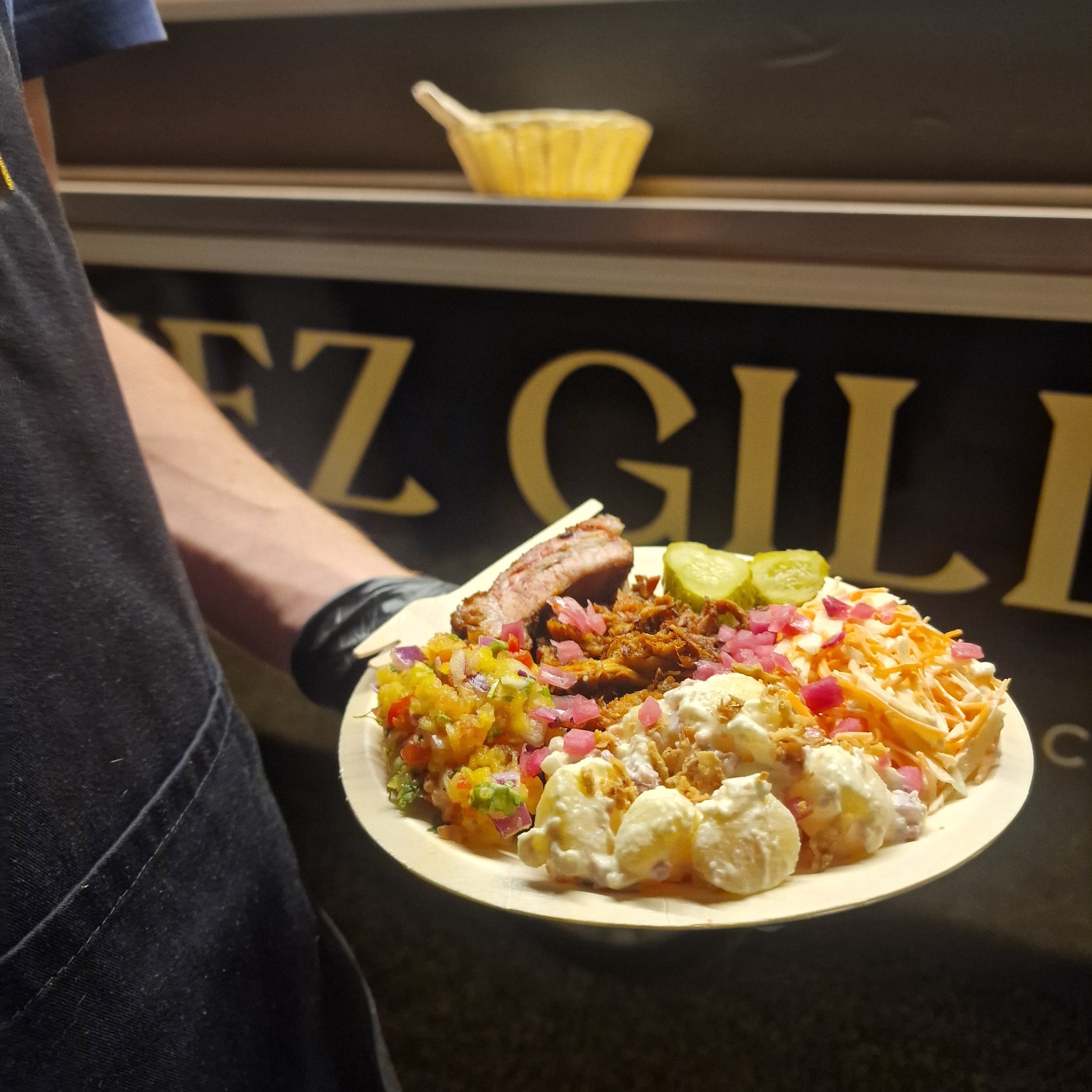 Une assiette servie par Chez Gillou