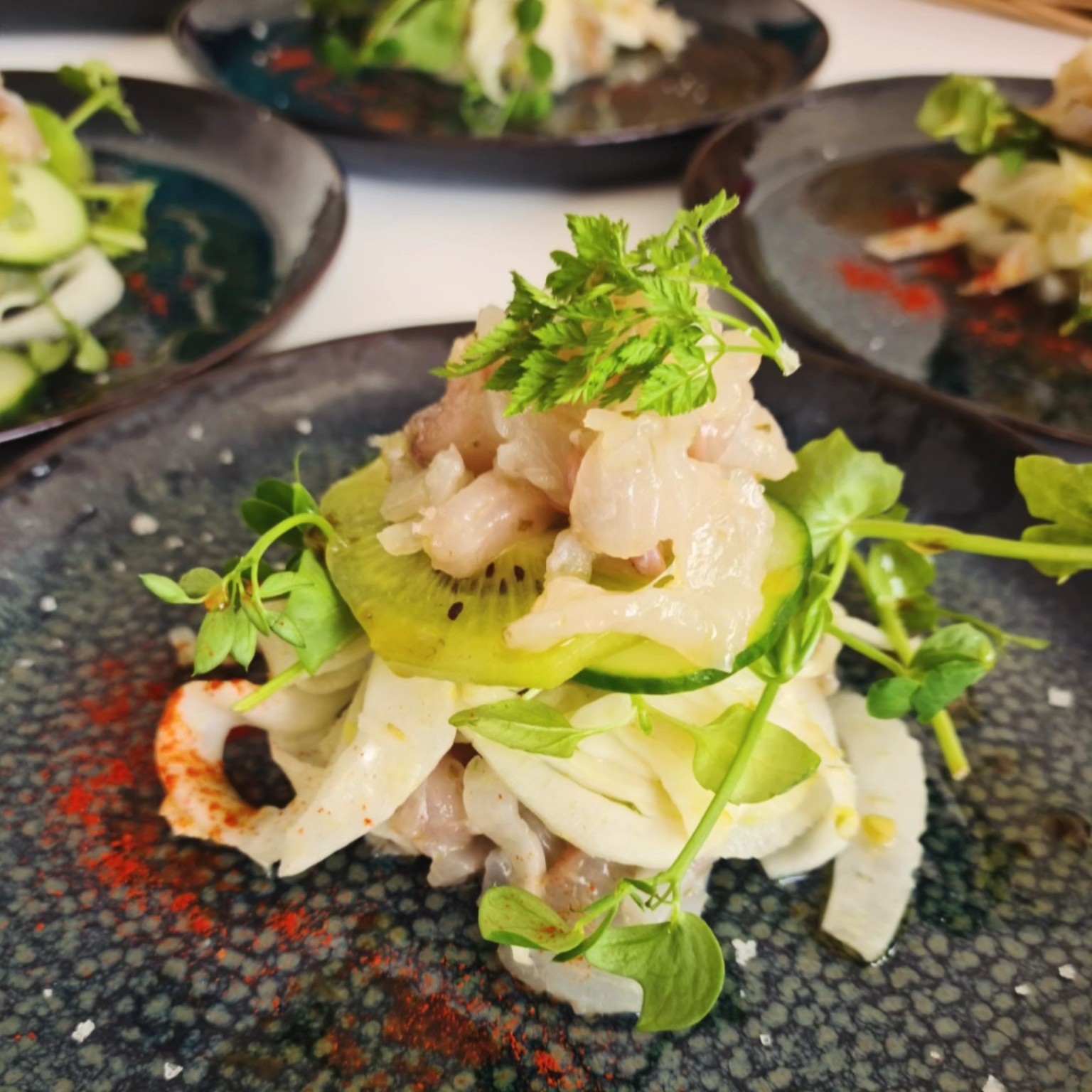Une assiette dressée par Chez Gillou
